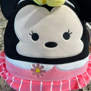 NWT Squishmallows Disney Minnie Mouse Easter Bunny Black and Pink Plush spring